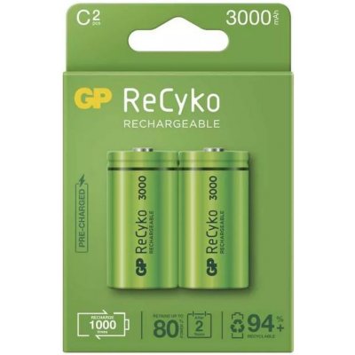 GP Recyko+ C 3000mAh 2ks 1032322300 – Zbozi.Blesk.cz