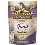 Carnilove Cat Pouch Quail & Dandelion sterilized 85 g – Zbozi.Blesk.cz