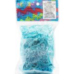 Gumičky Turquoise Rainbow Loom 600 kusů tyrkysové – Zboží Dáma