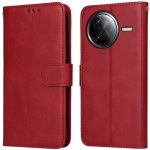 VSECHNONAMOBIL 126278 SMOOTH Peněženkové pouzdro pro Xiaomi Poco F7 Ultra červené – Zboží Živě