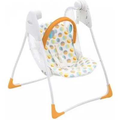 Graco houpačka Baby Delight 80 S Circles žlutá – Zboží Mobilmania