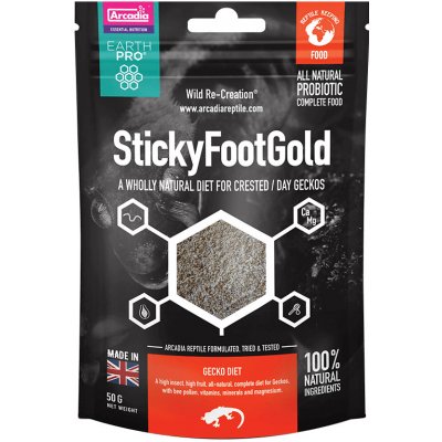 Arcadia EarthPro-Stickyfoot Gold 50 g – Zboží Mobilmania