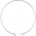 Victoria Cruz Pevný stříbrný náhrdelník s perlami A5557-00HG – Sleviste.cz