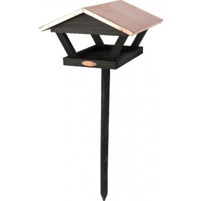 Esschert Design Krmítko na noze Copper 28 x 27 x 120 cm černá měď – Hledejceny.cz