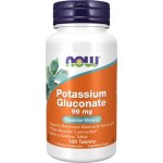 Now Foods Potassium Gluconate 99 mg 100 tablet – Sleviste.cz