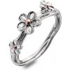 Prsteny Hot Diamonds Stříbrný květinový prsten Forget me not DR214