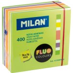 MILAN Blok lep MILAN Fluo colours 76 x 76 mm 400 l. – Hledejceny.cz