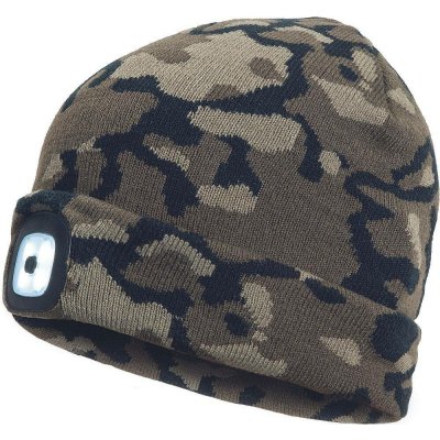 Cerva Deel zimní čepice s LED lampou camouflage – Hledejceny.cz