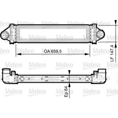 Chladič turba VALEO 818240 – Zboží Mobilmania