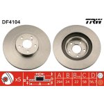 Brzdový kotouč TRW DF4104 | Zboží Auto