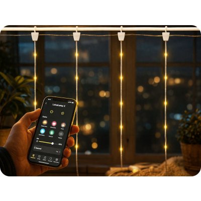 Eco Light Ecolight Magic závěs 100LED, 1x1m, DC5V/1A Barva světla: Studená bílá [ML61620] – Hledejceny.cz