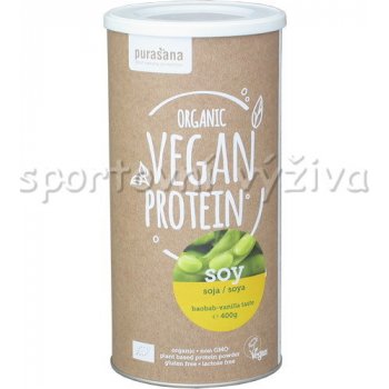 Purasana Vegan protein Soy 400 g