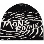 Mons Royale MTN MAD MERINO BEANIE Černá Bílá – Hledejceny.cz