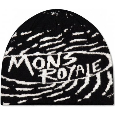 Mons Royale MTN MAD MERINO BEANIE Černá Bílá – Hledejceny.cz