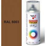 Schuller Eh'klar Prisma Color 91332 RAL 8003 Sprej hnědý lesklý 400 ml, odstín barva hnědá hlína – HobbyKompas.cz
