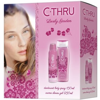 C-THRU Lovely Garden deospray 150 ml + sprchový gel 250 ml dárková sada