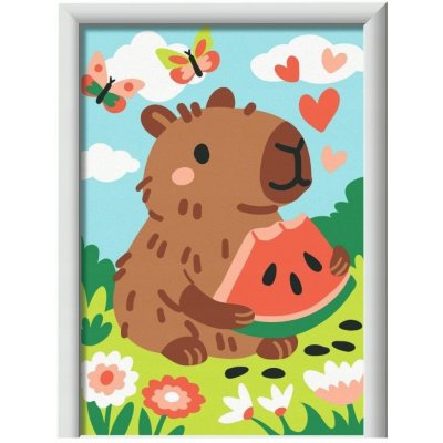 RAVENSBURGER Malování podle čísel Kapybara 13 x 18 cm – Hledejceny.cz