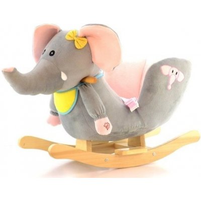 Euro Baby houpací slon s melodii šedý – Zboží Mobilmania