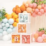 Krabičky na balónky BABY 30x30cm 4ks bílé – Zboží Dáma