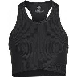 adidas Yoga Studio Wrapped Rib Tank Top Womens Vest Black