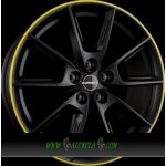 Borbet LX 8x18 5x112 ET40 matt black rim yellow – Zbozi.Blesk.cz
