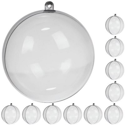 Ruhhy 22277 Akrylová koule 10 cm 10 ks – Zboží Mobilmania