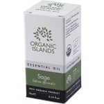 Organic Islands Bio šalvějový esenciální olej z Naxosu 10 ml – Hledejceny.cz