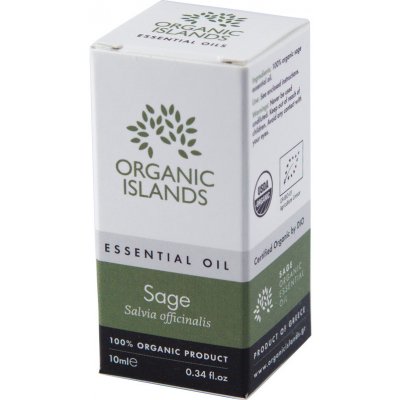 Organic Islands Bio šalvějový esenciální olej z Naxosu 10 ml – Hledejceny.cz