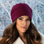 Krumlovanka dámská zimní čepice Woolmark fuchsie W-0877/549 – Hledejceny.cz