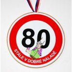 Jirka Medaile k 80. narozeninám pro ženu - originální dárek k jubileu – Zboží Mobilmania