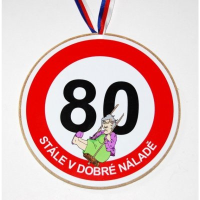 Jirka Medaile k 80. narozeninám pro ženu - originální dárek k jubileu – Zboží Mobilmania