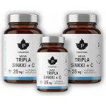 Puhdistamo Triple Zinc 25mg + Vitamin C 2 x 120 kapslí + 60 kapslí – Hledejceny.cz