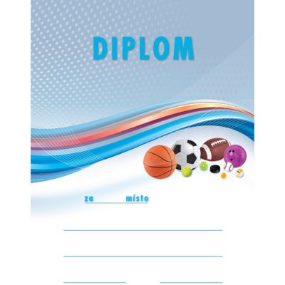 Diplom sport Míče A5