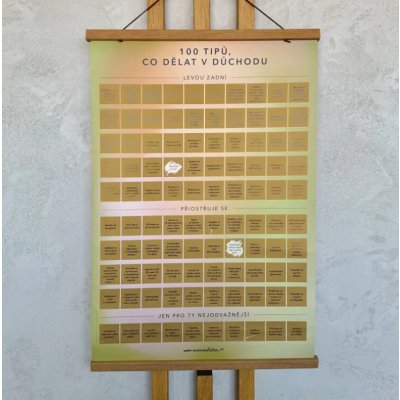 Albi Stírací plakát - 100 tipů, co dělat v důchodu – Sleviste.cz