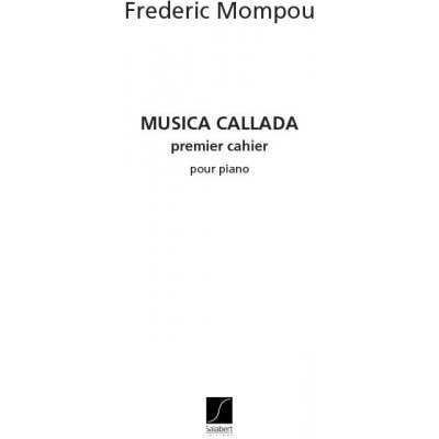Editions Salabert Noty pro piano Musica Callada 1