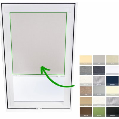 Skladová-OknaCZ Vnitřní zatemňující roleta SKYFENS 78 x 98cm – Sleviste.cz