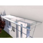 Gutta Guttavordach PT/ET 240 x 90 cm stříbrná / čirá 7200409 – Zboží Mobilmania