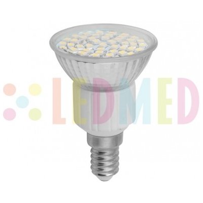 Ledmed SMD 48LED 230V 2,5W E14 studená bílá