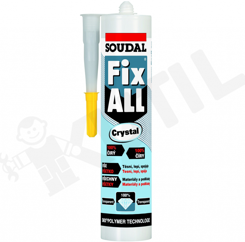 SOUDAL Fix ALL Crystal 290g transparentní