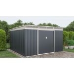 G21 Zahradní domek GRAH 1132 - 340 x 333 cm antracitový – Zboží Dáma G21 Zahradní domek GRAH 1132 - 340 x 333 cm antracitový – Zboží Dáma