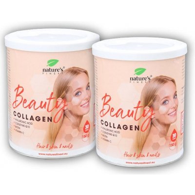 Nature´s Finest 2x Beauty Collagen with hyaluron Q10 biotin and vitamin C 150 g – Hledejceny.cz