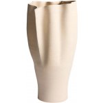 Kave Home Béžová keramická váza Nilea 44 cm – Hledejceny.cz