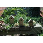 Esschert Design Dřevěná Budka "Best for Birds" antik měděná střecha Sýkora koňadra 30 cm – Hledejceny.cz