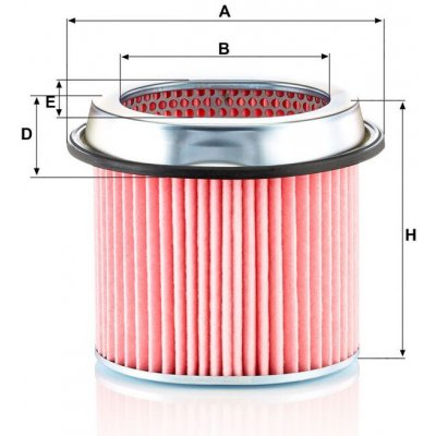 MANN-FILTER Vzduchový filtr MANN C1891 (MF C1891) – Hledejceny.cz
