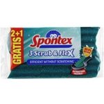 SPONTEX Scrub&Flex houbička 3 ks – HobbyKompas.cz