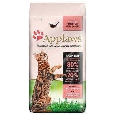 Applaws Complete Cat Food Adult Cat Chicken with Extra Salmon 7,5 kg – Zboží Mobilmania