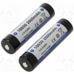 KEEPPOWER P1826C Akum: Li-Ion; 18650,MR18650; 3,7V; 2500mAh; Ø18,5x6,9mm; 5,2A; 2ks. – Zboží Živě