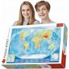 Puzzle Trefl Velká mapa světa 4000 dílků