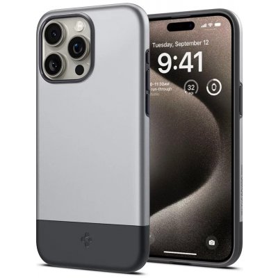 Spigen Style Armor MagSafe iPhone 15 Pro Max stříbrné – Hledejceny.cz