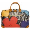 Cestovní tašky a batohy Bric`s Andy Warhol Medium Duffel Cream Flowers 28 l